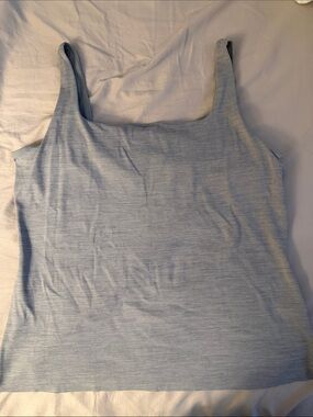 Nike Heathered Gray Square-Neck Tank